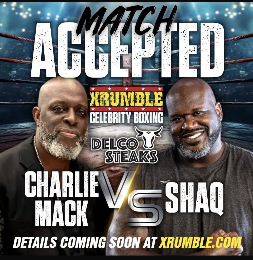 “Charlie Mack”, 57 anos, desafia Shaquille O’Neal, de 53, para lutar no ‘boxe de celebridades’