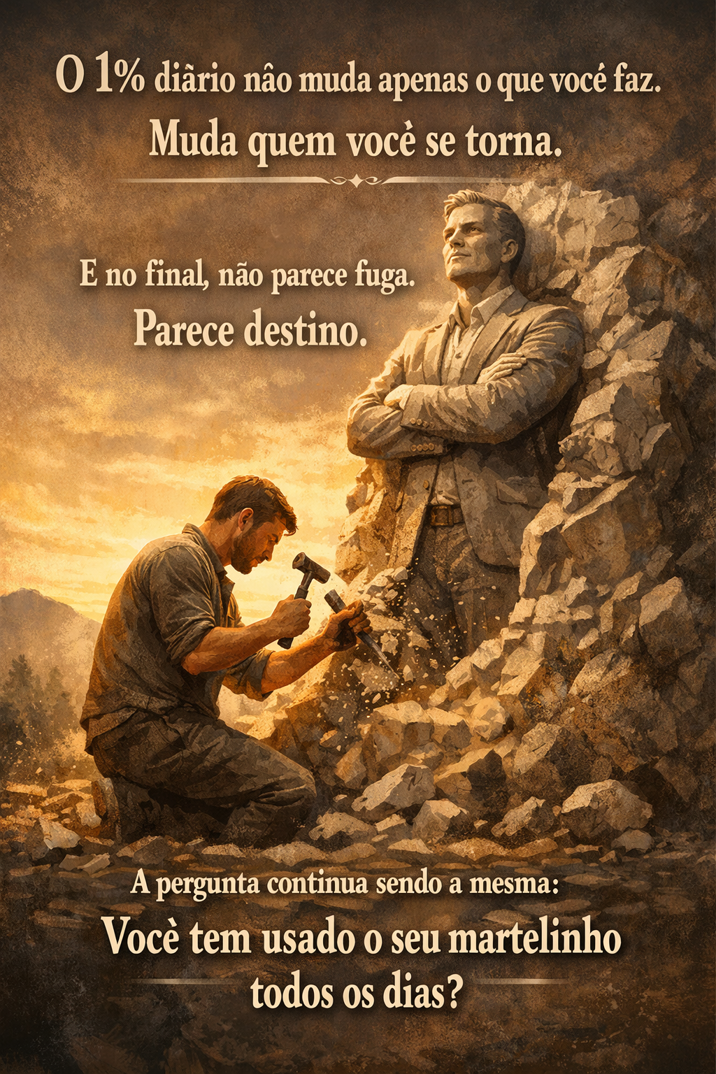 Você tem usado o seu martelinho todos os dias?